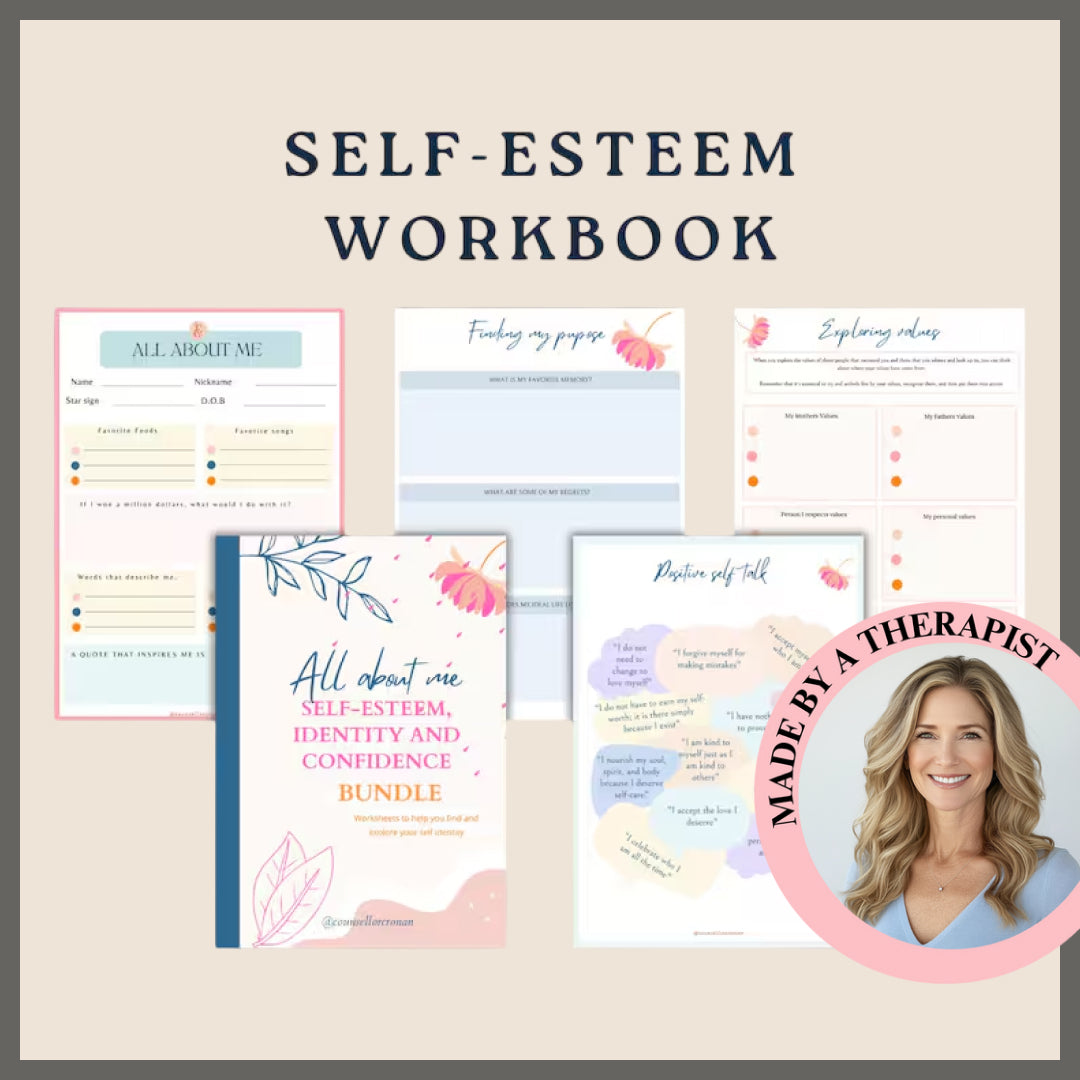 Mega Bundle worksheets, counselling tools, psychologist resources, trauma & anxiety triggers