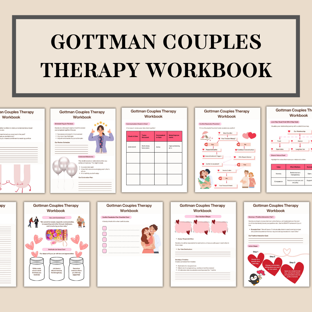 Gottman Couples Workbook, Couples Worksheets, Relationship House, Four Horsemen, Couples Communication