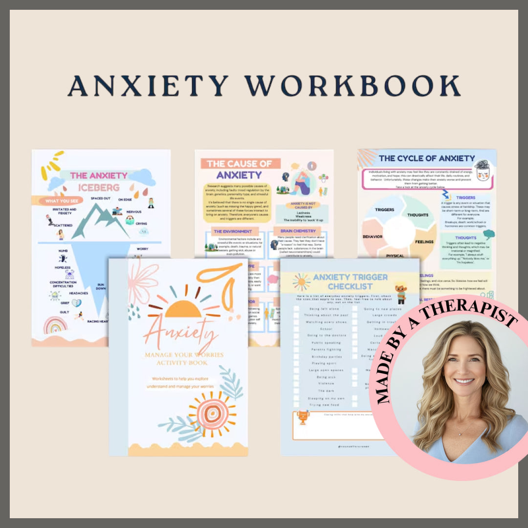 Mega Bundle worksheets, counselling tools, psychologist resources, trauma & anxiety triggers