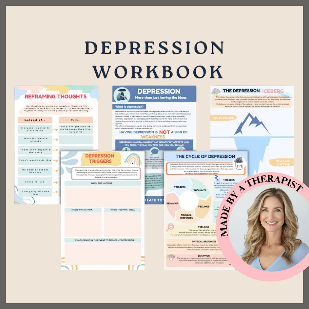Mega Bundle worksheets, counselling tools, psychologist resources, trauma & anxiety triggers