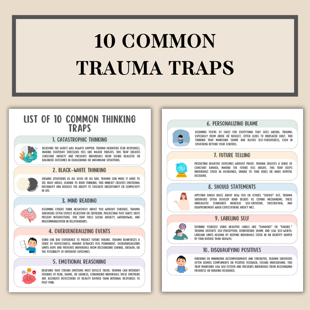 Healing From Trauma, Trauma Responses, Grounding Tools