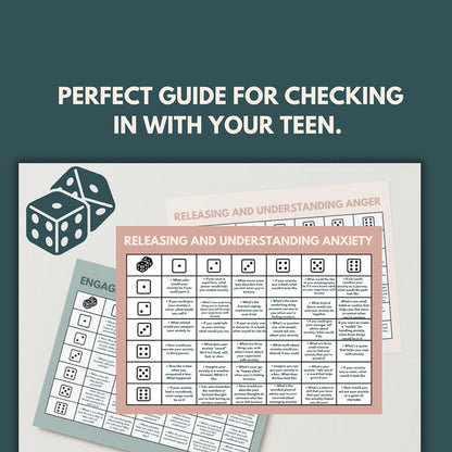 School Counseling Dice Game for Teens & Tweens Group Sessions, Coping Skill Exploration, Questions for Anxiety, Depression and More