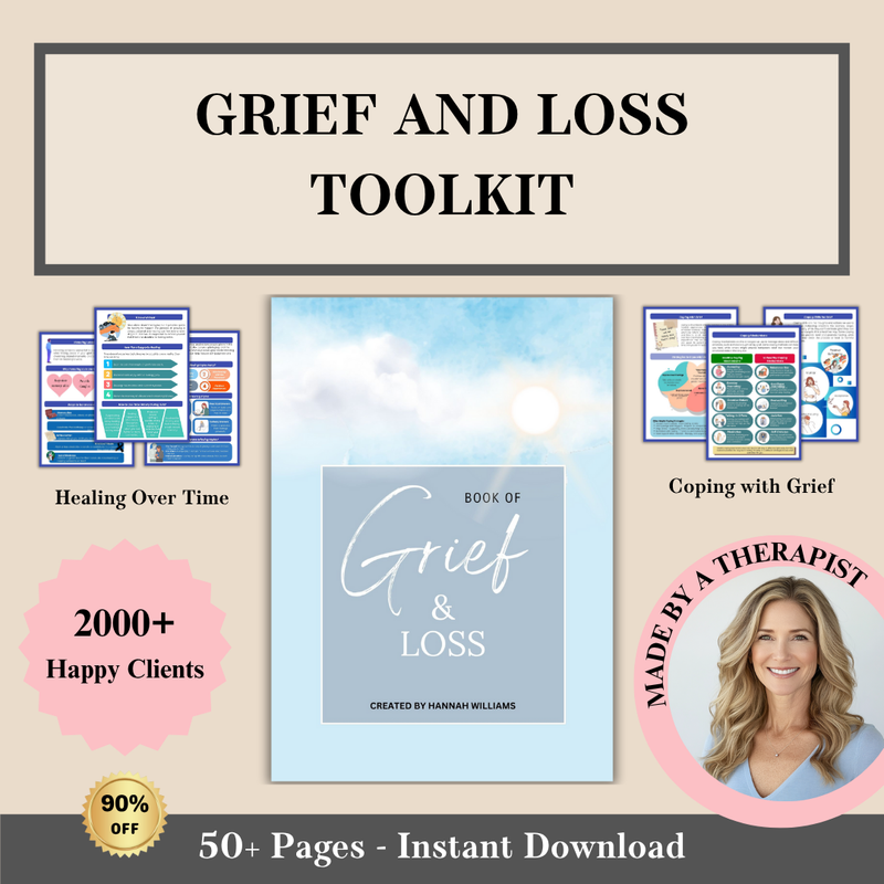Grief & Loss Workbook for Teens & Adults, Stages of Grief