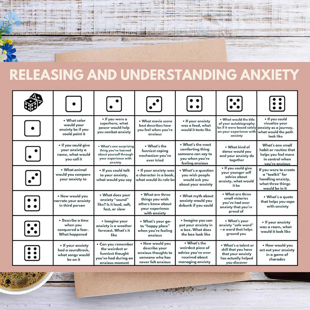 School Counseling Dice Game for Teens & Tweens Group Sessions, Coping Skill Exploration, Questions for Anxiety, Depression and More