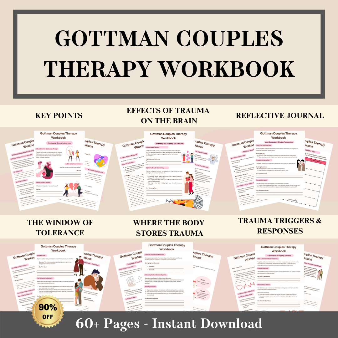 Gottman Couples Workbook, Couples Worksheets, Relationship House, Four Horsemen, Couples Communication