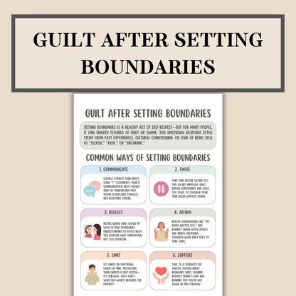 Guilt and Shame Workbook, Inner Child Healing, Shame Spiral, Trauma Recovery Journal