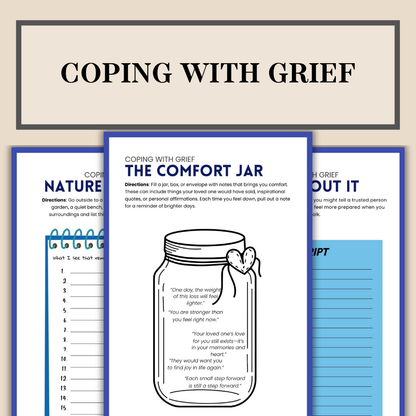 Grief & Loss Workbook for Teens & Adults, Stages of Grief & Loss