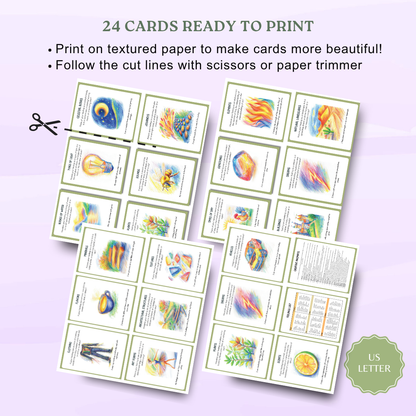 Emotion Art Cards, Creative Expression, Safely Explore Emotions, Art Making Interventions, Non Verbal Expression